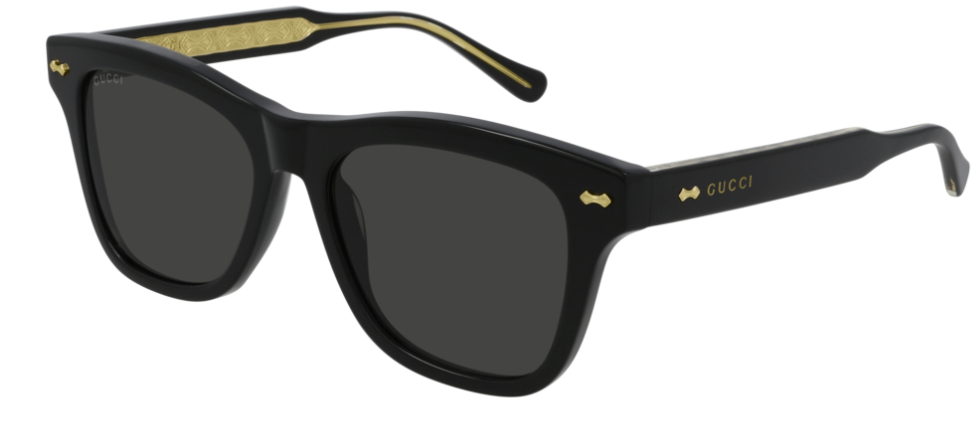 Gucci GG 0910S 001 Black/Gray Men's Sunglasses