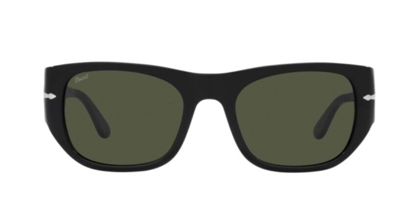 Persol 0PO3308S 95/31 Black/Green Square Unisex Sunglasses