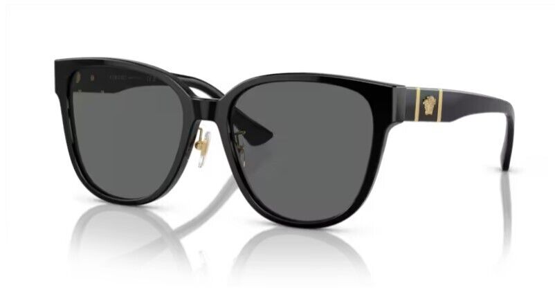 Versace 0VE4460D GB1/87 Black / Dark grey Square Women's Sunglasses