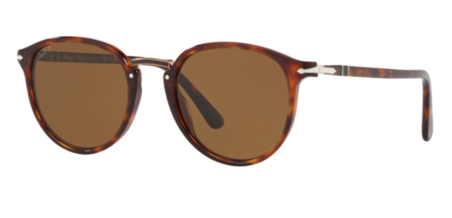 Persol 0PO 3210 S 24/57 HAVANA Polarized Sunglasses