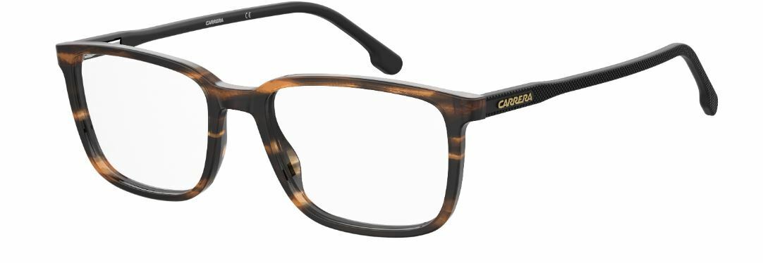 Carrera 254 0EX4 Brown Horn Rectangle Men's Eyeglasses