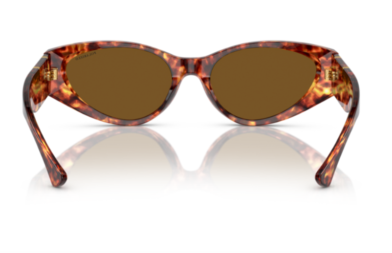 Versace 0VE4454 543783  Havana/Dark Brown Polarized Cat-Eye Women's Sunglasses