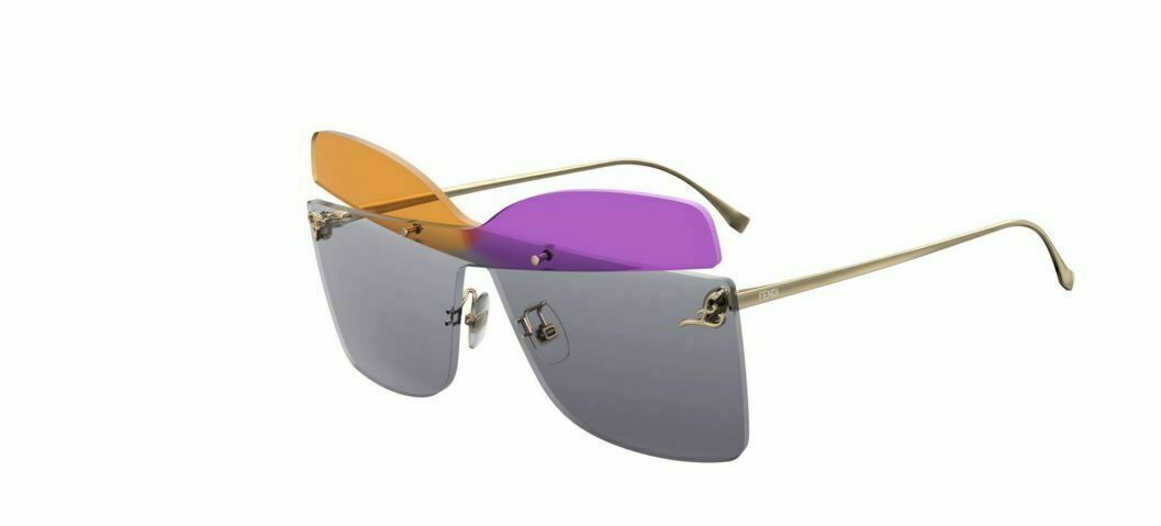 Fendi FF 0399/S 001B/9O Beige Violet Sunglasses