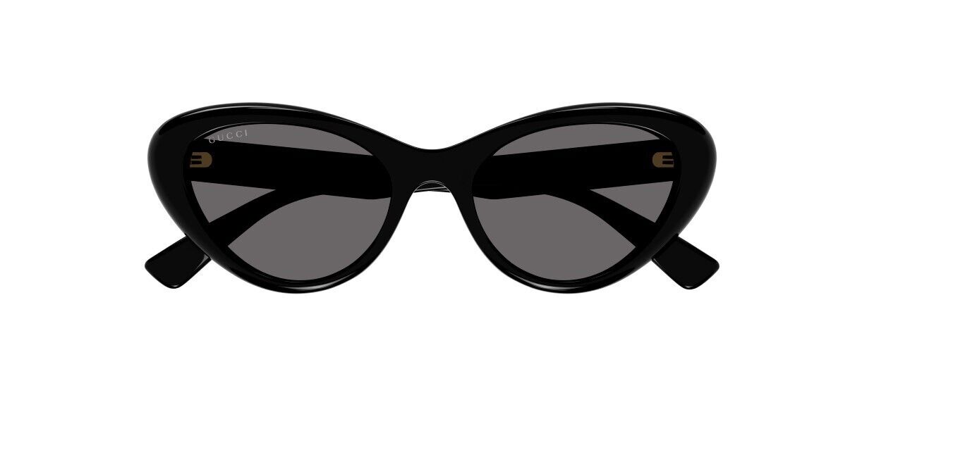 Gucci GG1170S 001 Black/Grey Cat-Eye Women's Sunglasses