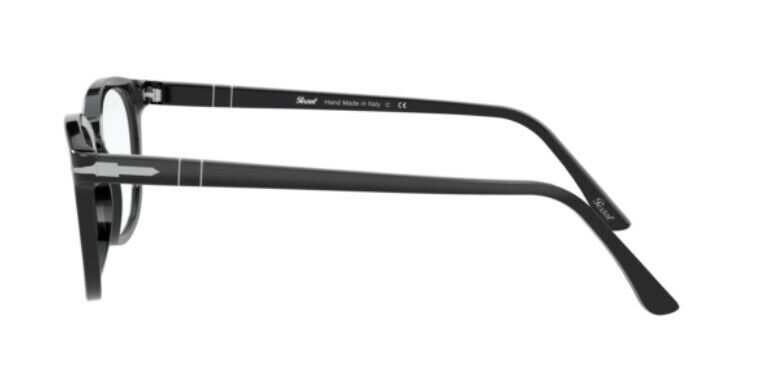 Persol 0PO3258V 95 Black/ Silver Unisex Eyeglasses