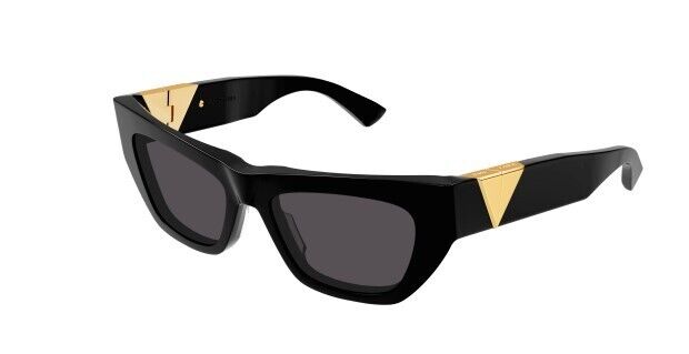 Bottega Veneta BV1177S 001 Black/Grey Cat Eye Women's Sunglasses