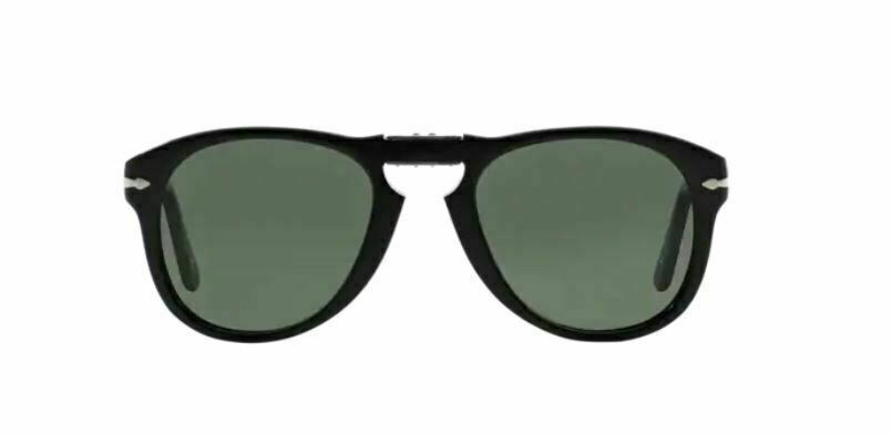 Persol 0PO0714 Folding 95/31 Black/Green Sunglasses