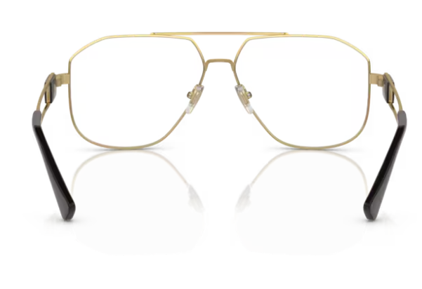 Versace 0VE1287 1002 Gold Rectangular  Men's 57 mm Eyeglasses