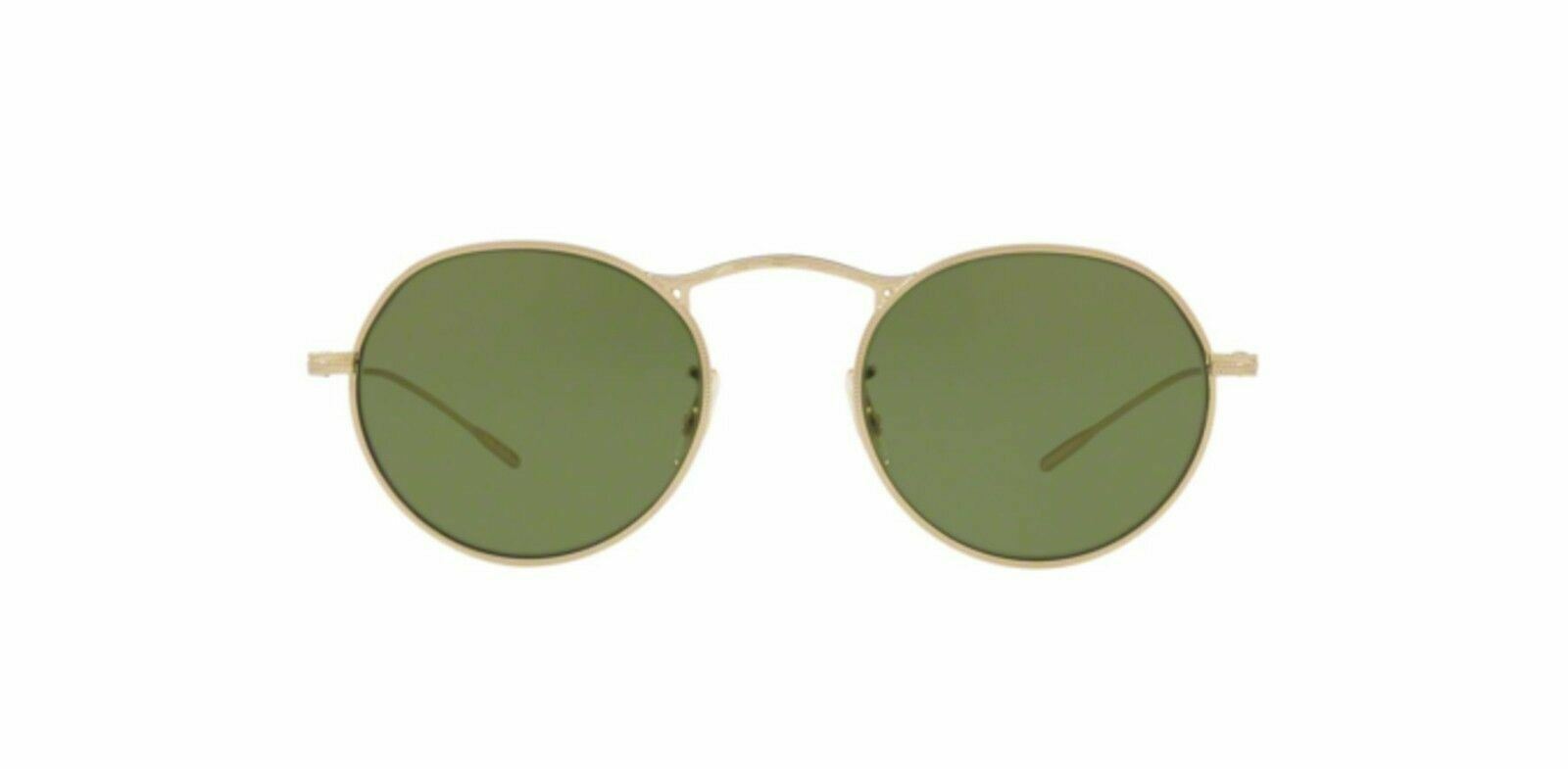 NEW OLIVER PEOPLES OV 1220S M-4 30TH 503552 SOFT GOLD SUNGLASSES.