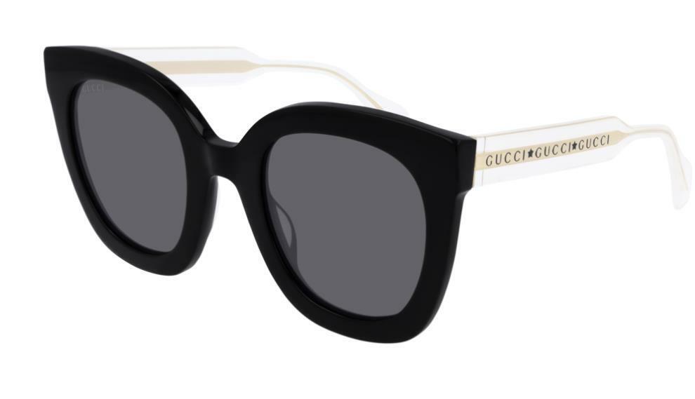 Gucci GG 0564 S 001 Black/Crystal Sunglasses