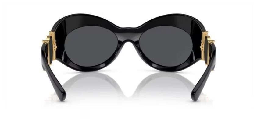 Versace 0VE4462 GB1/87 Black/ Dark Grey Wide Cat Eye Women's Sunglasses