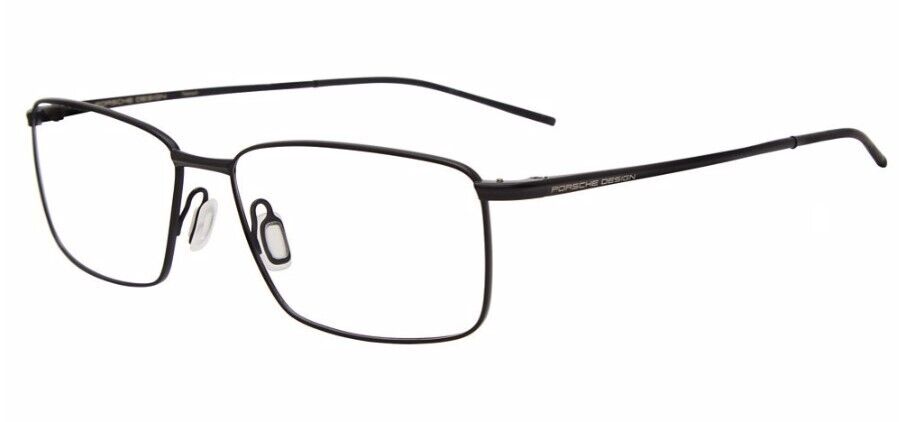 Porsche Design P8364 A Black Rectangular Men's Eyeglasses