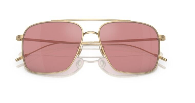 Oliver Peoples 0OV1320ST Dresner 52923E Gold/Magenta Photochromic Sunglasses