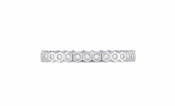 14kt White Gold Diamond Jagged Edge Womens Band Ring 1/4 Cttw