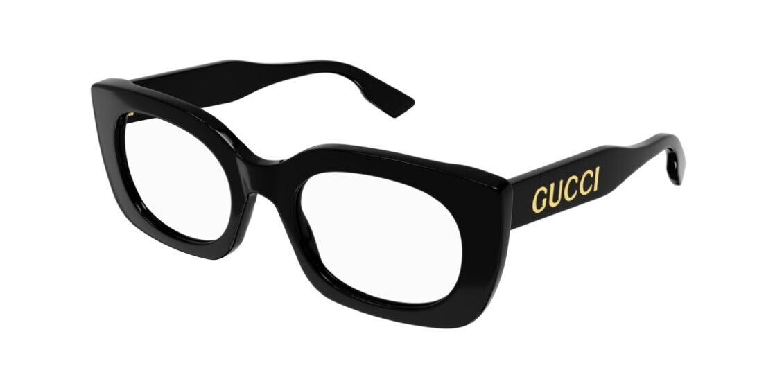 Gucci GG1154O 001 Black Rectangle Women's Eyeglasses