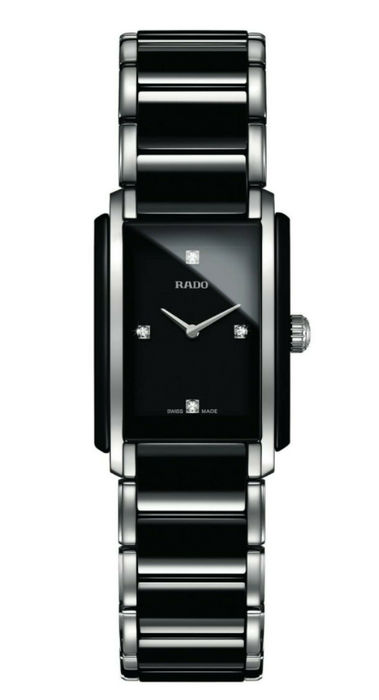 Rado Integral Diamonds Ceramic Stainless Steel Women's Watch R20613712