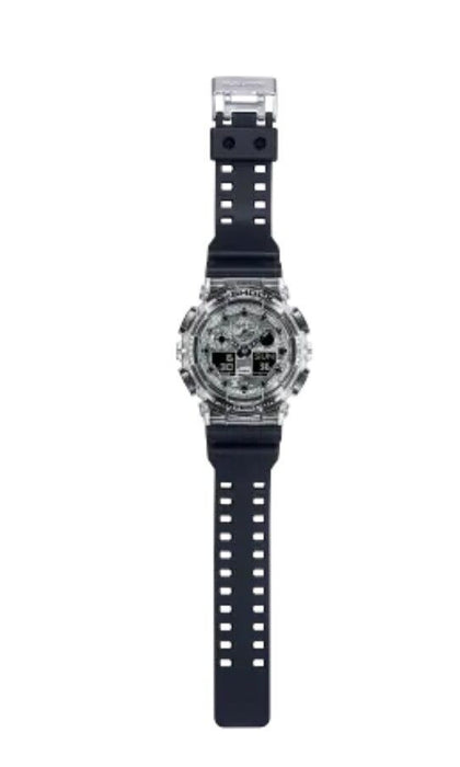Casio G-Shock Camouflage  Monochromatic translucent Design Watch GA-100SKC-1A