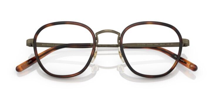Oliver Peoples 0OV1316TM Lilletto 5284Q1 Antique Gold Eyeglasses with Clip-on