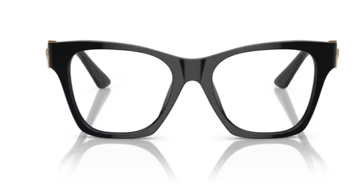 Versace 0VE3341U GB1 Black Soft Square Women's Eyeglasses