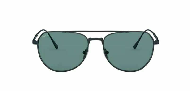 Persol 0PO5003ST 8002P1 Brushed Navy/Green Polarized Sunglasses
