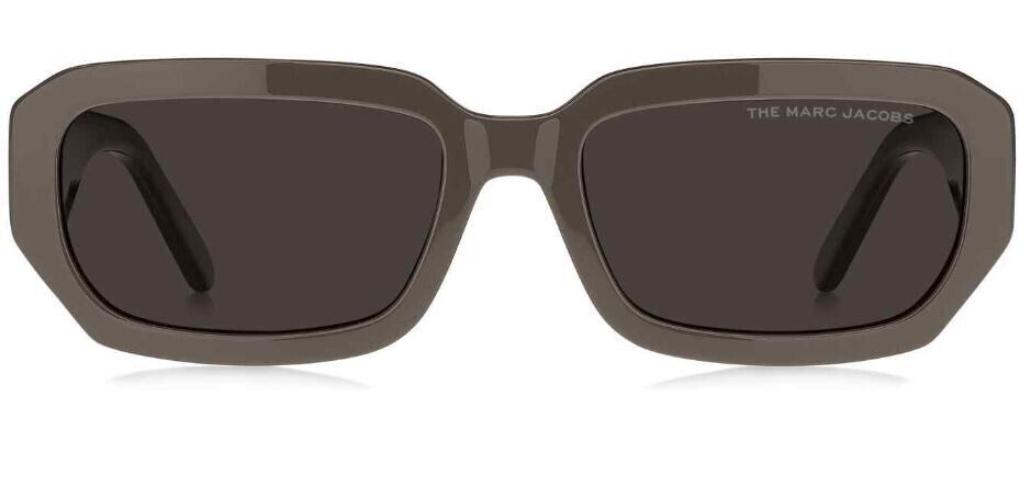 Marc Jacobs MARC-614/S 079U/70 Crystal-Nude/Brown Rectangle Women's Sunglasses