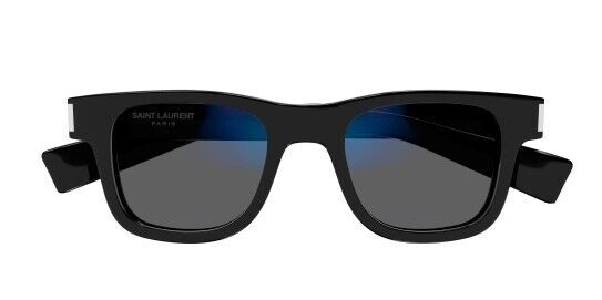 Saint Laurent SL 564 008 Black/Transparent Square Unisex Sunglasses/Eyeglasses