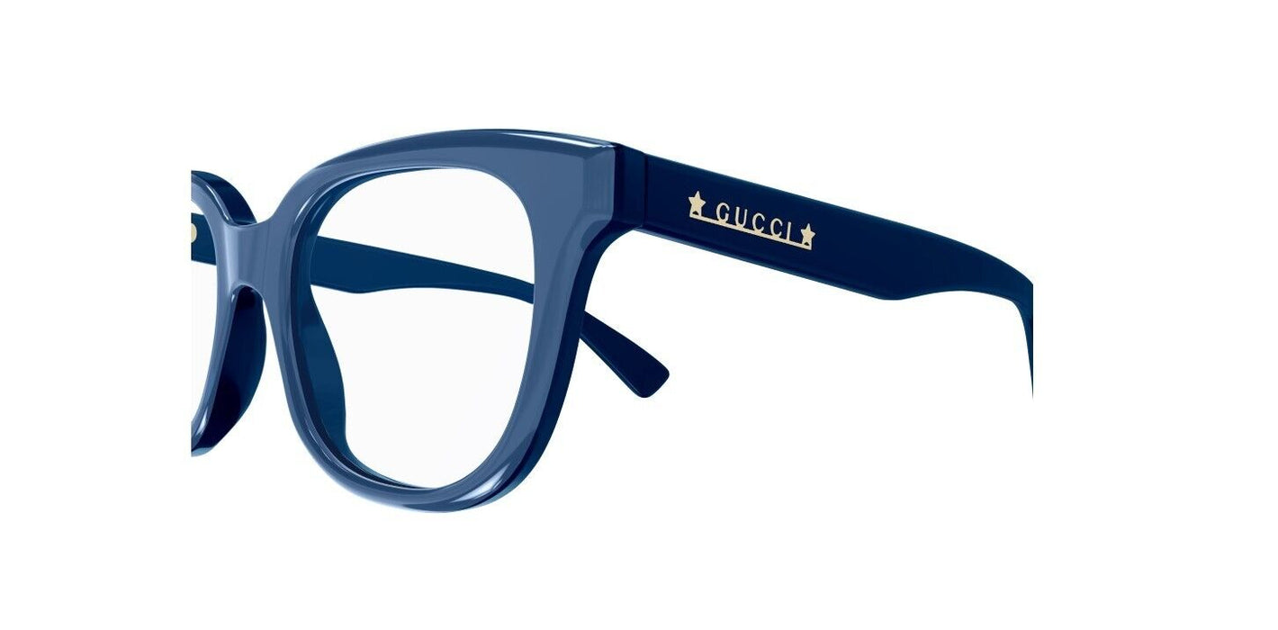 Gucci GG1173O 003 Blue Soft Cat-Eye Women's Eyeglasses
