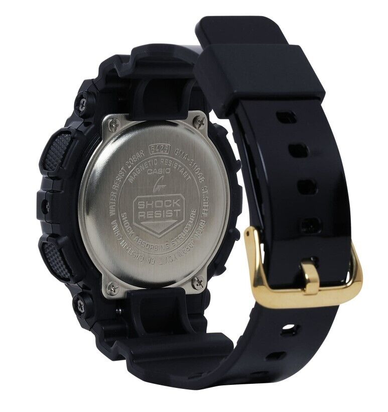 Casio G-Shock Analog-Digital Shining Gold/Silver Dial Women's Watch GMAS110GB-1A