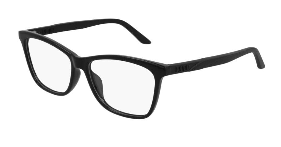 Puma PU0335O 001 Black-Black Cat-Eye Full-Rim Women's Eyeglasses