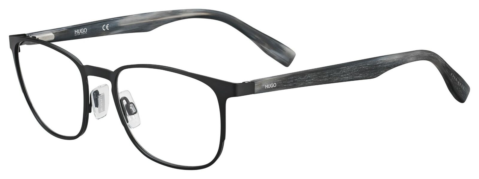 Hugo 0304 0003 Matte Black Eyeglasses.