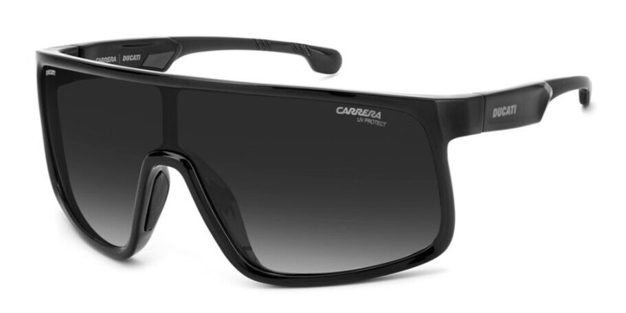 Carrera CARDUC-017/S 0807 9O Black/Grey Square Men's Sunglasses