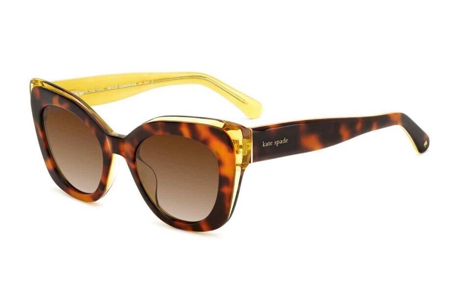 Kate Spade Marigold/S 0086 Havana/Gradient Brown Polarized Women's Sunglasses