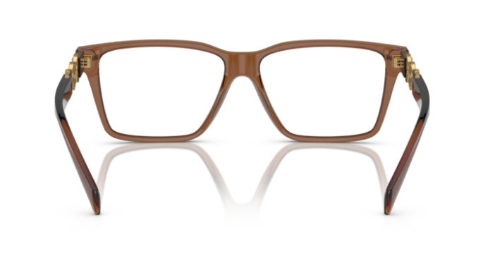 Versace  0VE3335F 5028 Transparent brown Rectangle Women's Eyeglasses