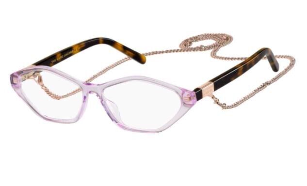 Marc-Jacobs MARC-498 0S10/00 Lilac Havana Geometric Women's Eyeglasses