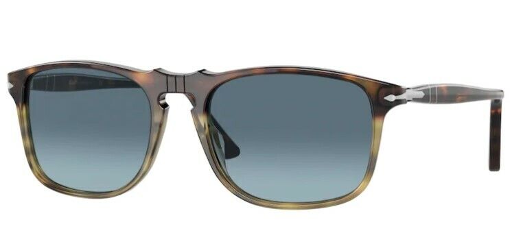 Persol 0PO3059S 1158Q8 Tortoise Spotted Brown/Azure Blue Gradient Sunglasses