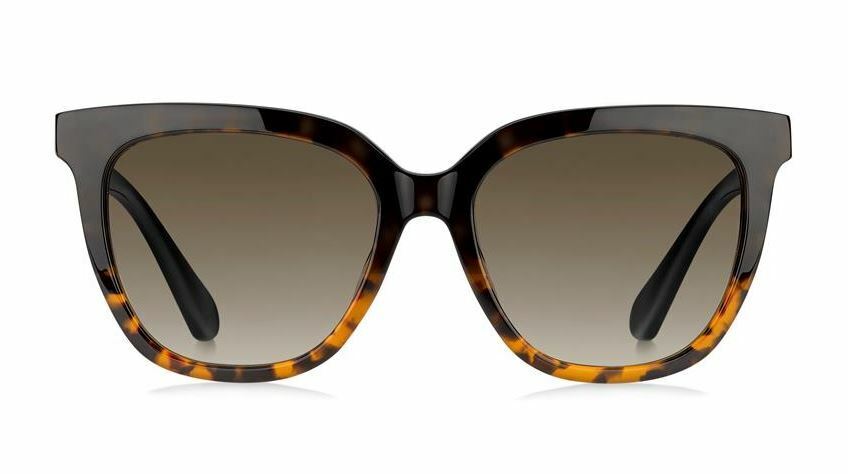 Kate Spade Kahli/S 0WR7/HA Black Havana/Brown Gradient Sunglasses