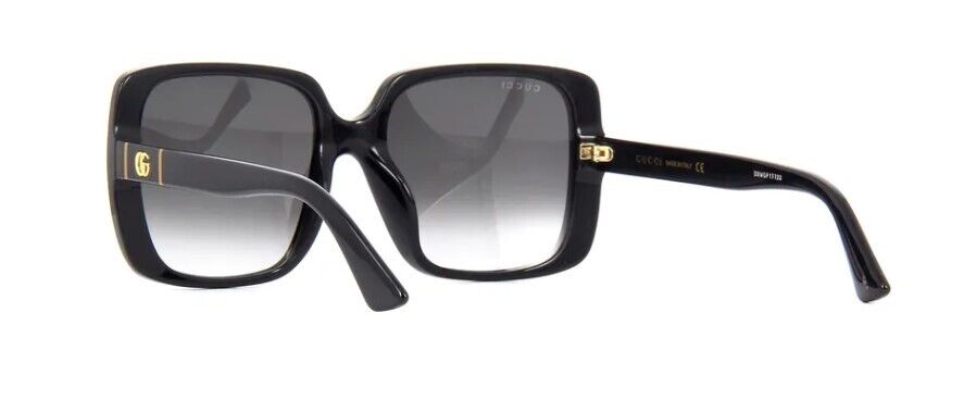 Gucci GG0632SA 001 Black/Gradient Grey Square Women's Sunglasses