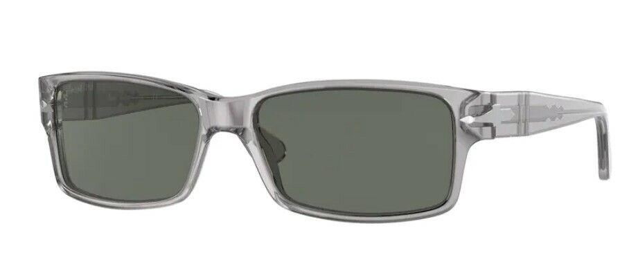 Persol 0PO 2803 S 309/58 Transparent Grey/Green Polarized Men's Sunglasses