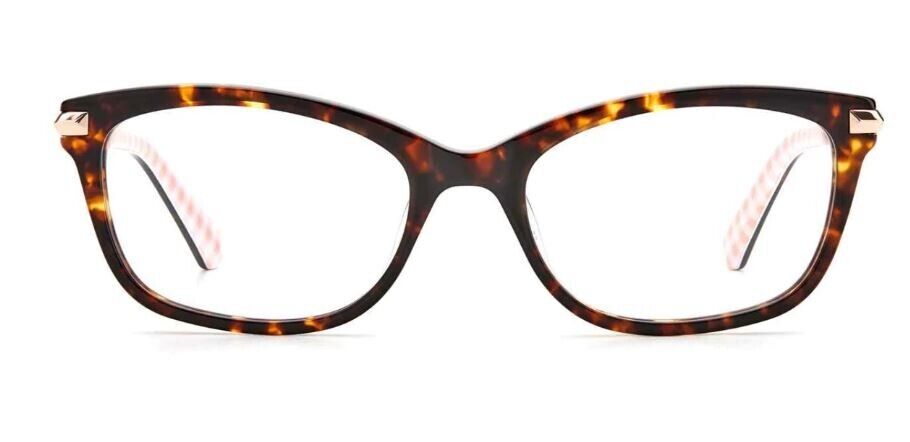 Kate Spade Vicenza 0086 Havana Rectangular Women's Eyeglasses