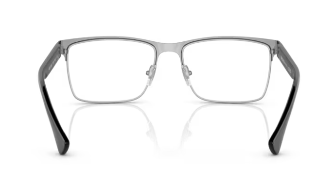 Versace 0VE1285 1001  Gunmetal 58mm Rectangle Men's Eyeglasses