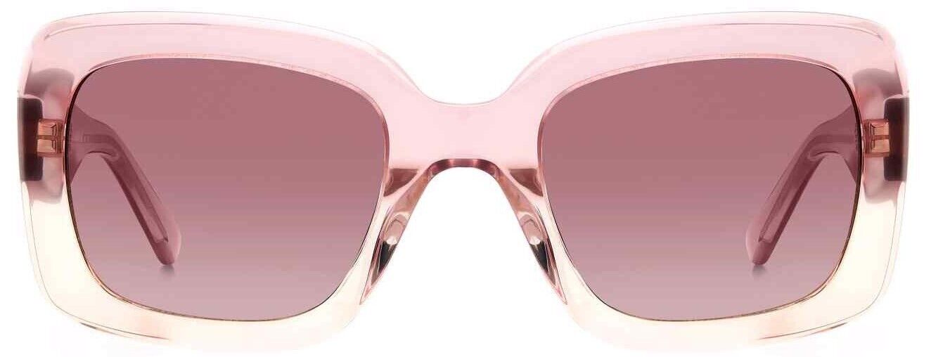Kate Spade Bellamy/S 035J/3X Pink/Burgundy Shaded Rectangular Women's Sunglasses