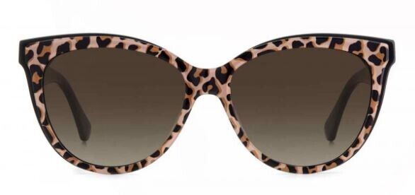 Kate Spade Daesha/S 0FP3/HA Black-Leopard/Brown Gradient Women's Sunglasses