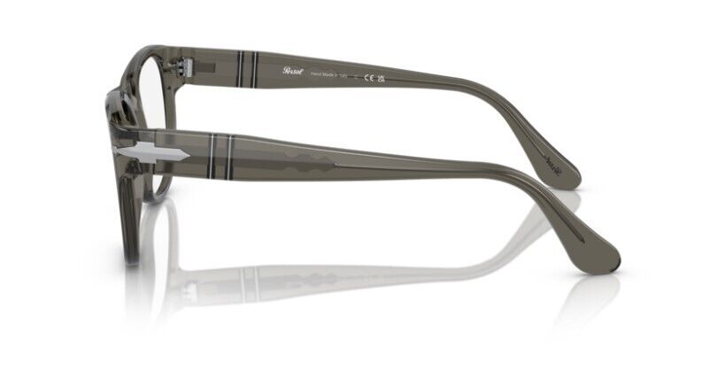 Persol 0PO3312V 1103 Transparent taupe gray Square Unisex Eyeglasses