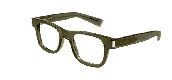 Saint Laurent SL 564 OPT 003 Green Square Unisex Eyeglasses