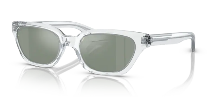 Oliver People 0OV5512SU- 1983c 11015C Crystal Silver CatEye Women's Sunglasses