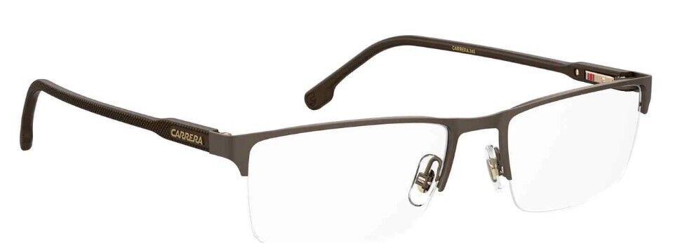 Carrera Carrera 243 009Q 00 Brown Rectangular Men's Eyeglasses