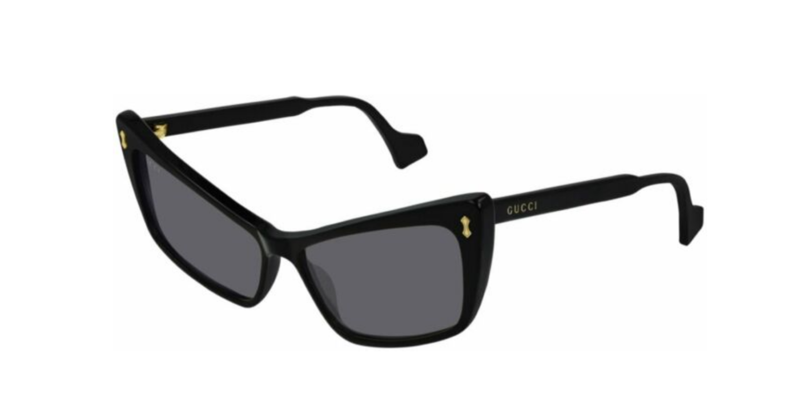 Gucci GG 0626S 001 Cat Eye  Black/Grey Ladies Sunglasses
