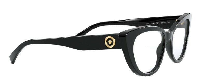 Versace VE3286 GB1 Black Cat-Eye Full-Rim Women's Eyeglasses