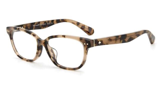 Kate Spade Aurelia/F 0086 Havana Rectangular Women's Eyeglasses