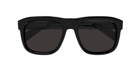 Saint Laurent SL 558 003 Black-Grey/Black Square Men's Sunglasses